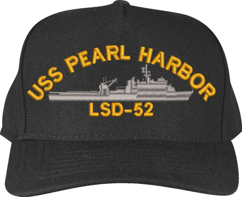 USS Pearl Harbor LSD-52 Ships Custom Embroidered Cap