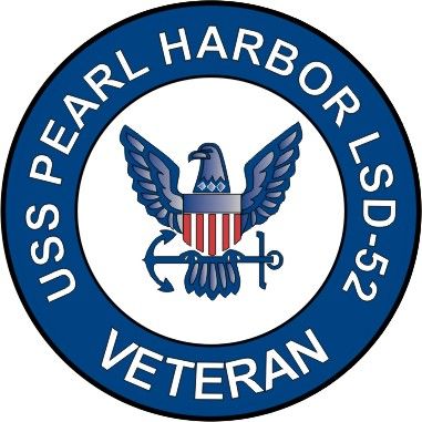 USS Pearl Harbor LSD-52 Veteran Decal Sticker