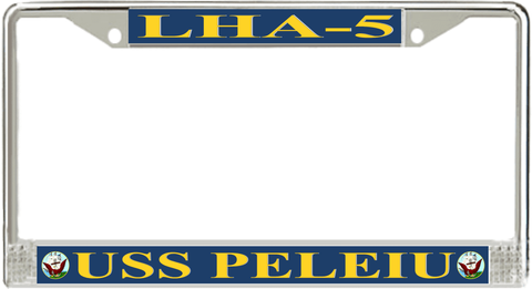 USS Peleiu LHA-5 License Plate Frame