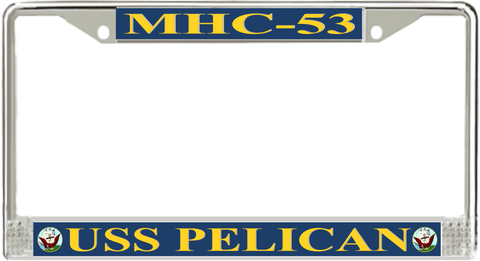 USS Pelican MHC-53 License Plate Frame