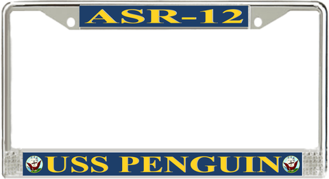 USS Penguin ASR-12 License Plate Frame