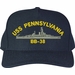 USS Pennsylvania BB-38 Ship Custom Embroidered Cap