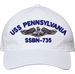 USS Pennsylvania SSBN-735 with Dolphins Unstructured Dad Cap