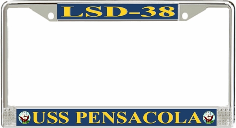 USS Pensacola LSD-38 License Plate Frame