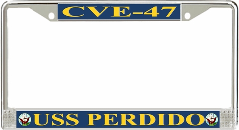 USS Perdido CVE-47 License Plate Frame