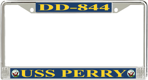 USS Perry DD-844 License Plate Frame