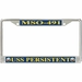USS Persistent MSO-491 License Plate Frame