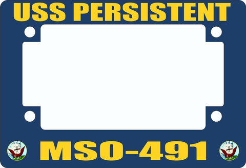 USS Persistent MSO-491 Motorcycle Frame