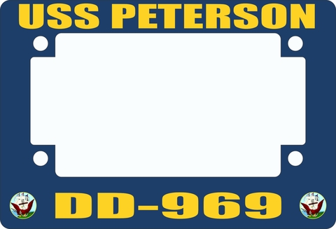 USS Peterson DD-969 Motorcycle Frame