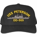USS Peterson DD-969 Ship Custom Embroidered Cap
