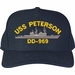 USS Peterson DD-969 Ship Custom Embroidered Cap