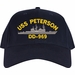 USS Peterson DD-969 Ship Custom Embroidered Cap