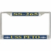 USS Peto SS-265 License Plate Frame
