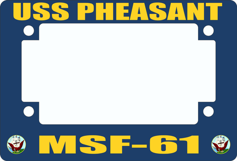 USS Pheasant MSF-61 Motorcycle Frame