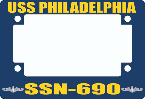 USS Philadelphia SSN-690 Motorcycle Frame