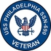 USS Philadelphia SSN-690 Veteran Decal Sticker