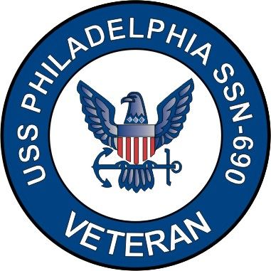 USS Philadelphia SSN-690 Veteran Decal Sticker