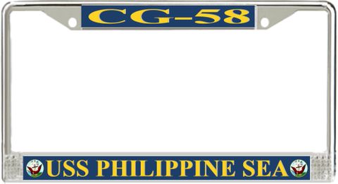 USS Philippine Sea CG-58 License Plate Frame