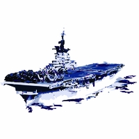 USS Philippine Sea CV-47 Merchandise Thumbnail Illustration