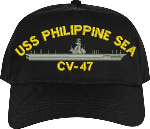 USS Philippine Sea CV-47 Embroidered Cap