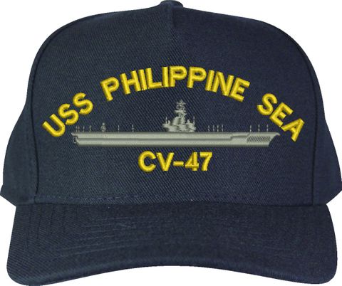 USS Philippine Sea CV-47 U.S. Made Cap