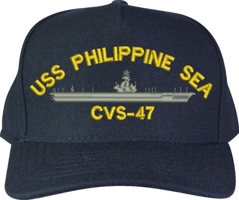 USS Philippine Sea CVS-47 U.S. Made Cap
