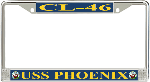 USS Phoenix CL-46 License Plate Frame