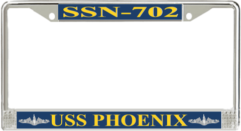USS Phoenix SSN-702 License Plate Frame