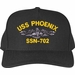 USS Phoenix SSN-702 with Dolphins Custom Embroidered Cap