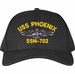 USS Phoenix SSN-702 with Dolphins Custom Embroidered Cap