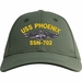 USS Phoenix SSN-702 with Dolphins Custom Embroidered Cap
