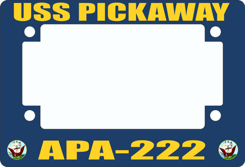 USS Pickaway APA-222 Motorcycle Frame
