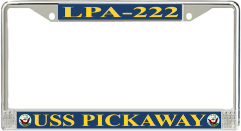 USS Pickaway LPA-222 License Plate frame