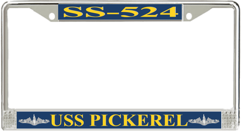 USS Pickerel SS-524 License Plate Frame