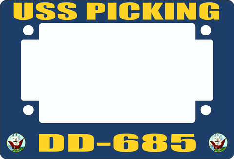 USS Picking DD-685 Motorcycle Frame