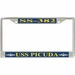 USS Picuda SS-382 License Plate Frame