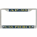 USS Pierce AP-95 License Plate Frame