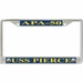 USS Pierce APA-50 License Plate Frame