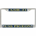 USS Pigeon ASR-21 License Plate Frame