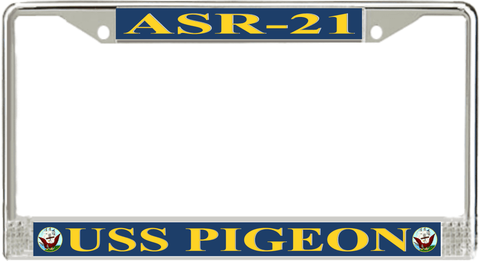 USS Pigeon ASR-21 License Plate Frame