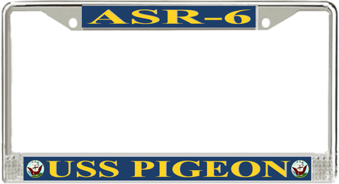 USS Pigeon ASR-6 License Plate Frame