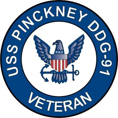 USS Pinckney DDG-91 Veteran Decal Sticker