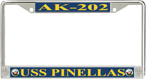 USS Pinellas AK-202 License Plate Frame