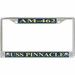 USS Pinnacle AM-462 License Plate Frame