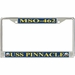 USS Pinnacle MSO-462 License Plate Frame
