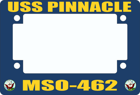 USS Pinnacle MSO-462 Motorcycle Frame