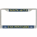 USS Pintado SSN-672 License Plate Frame