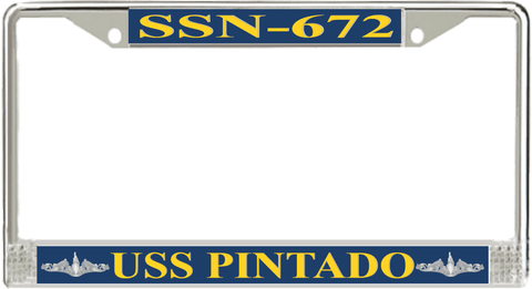USS Pintado SSN-672 License Plate Frame