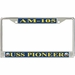 USS Pioneer AM-105 License Plate Frame