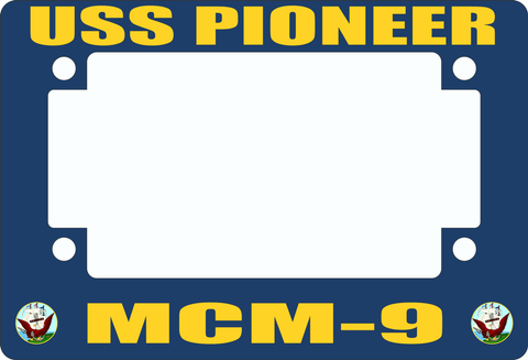 USS Pioneer MCM-9 Motorcycle Frame
